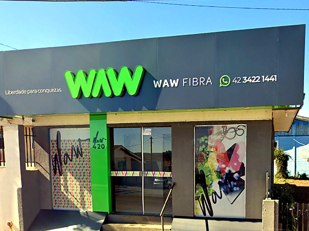 Fachada da loja WAW em Inácio Martins